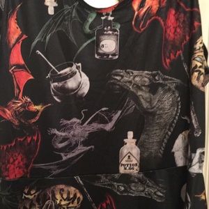 Hot Topic Dresses - NWT Harry Potter Magical Creatures Slater Dress Hot Topic Dresses - NWT Harry Potter Magical Creatures Slater Dress
